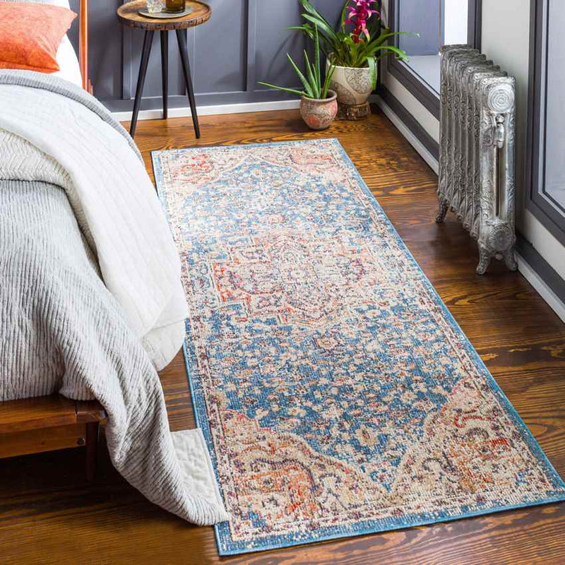 Grotel Traditional Rust Area Rug