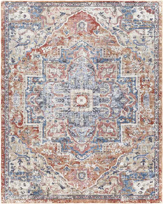 Grotel Traditional Light Gray Area Rug