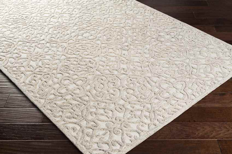 Haghorst Traditional Cream Area Rug