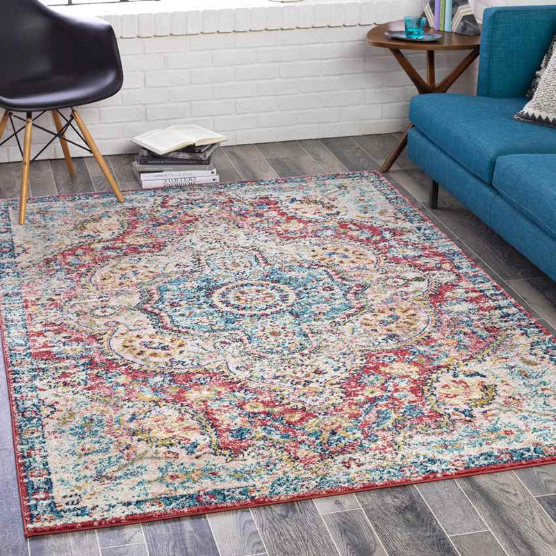 Lola Traditional Rose Area Rug