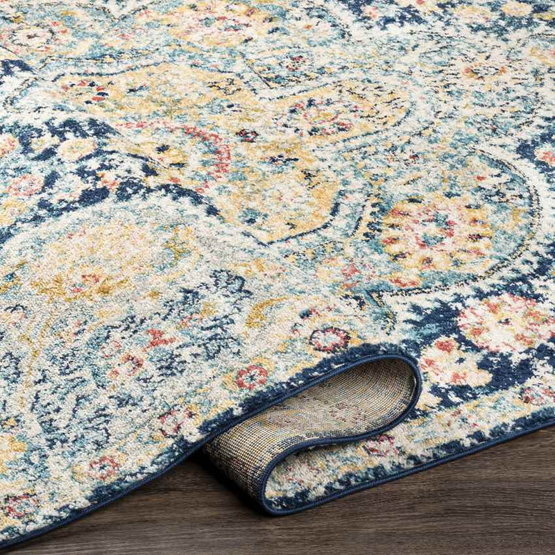 Lola Traditional Navy Area Rug