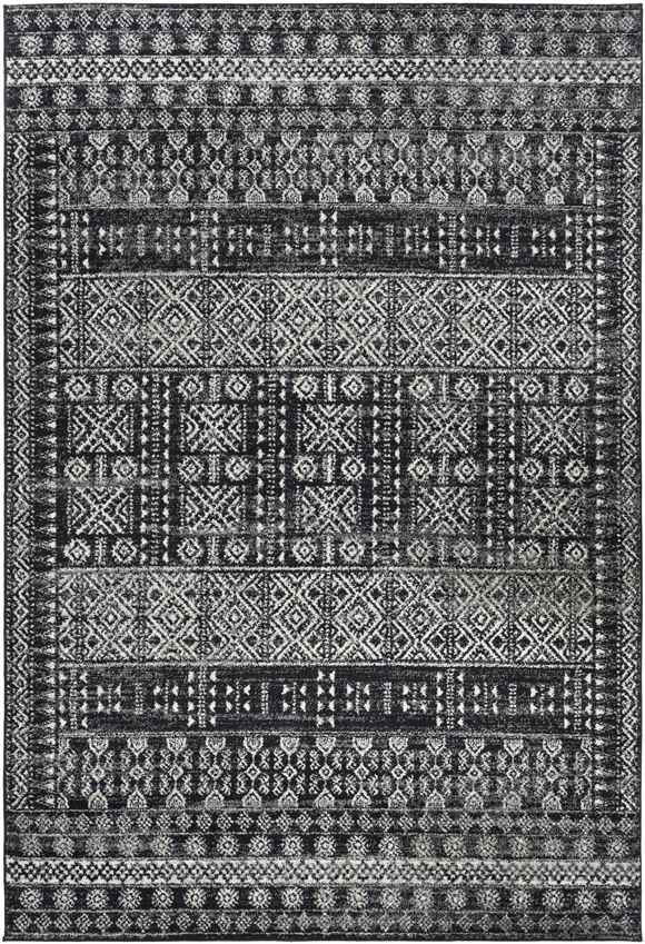 Halder Global Black Area Rug