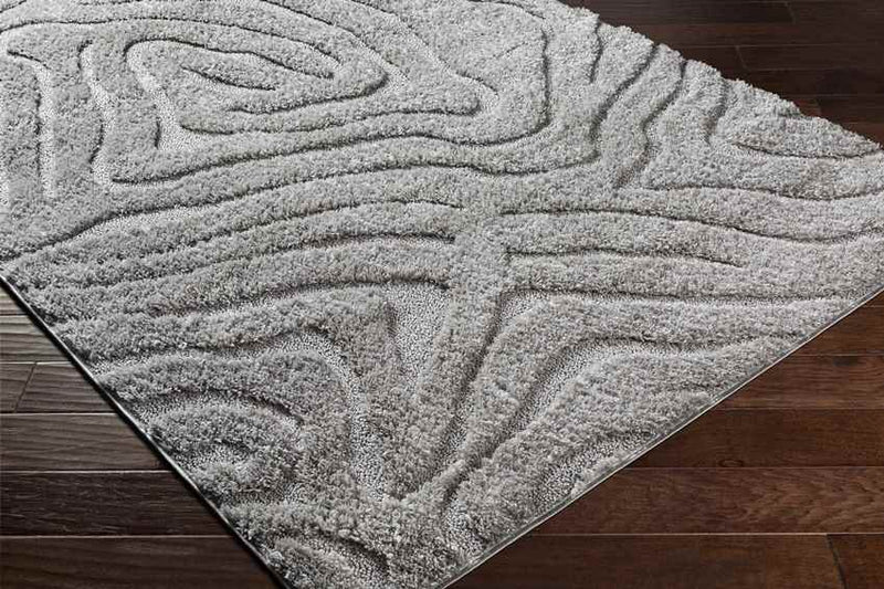 Hapert Modern Light Gray Area Rug