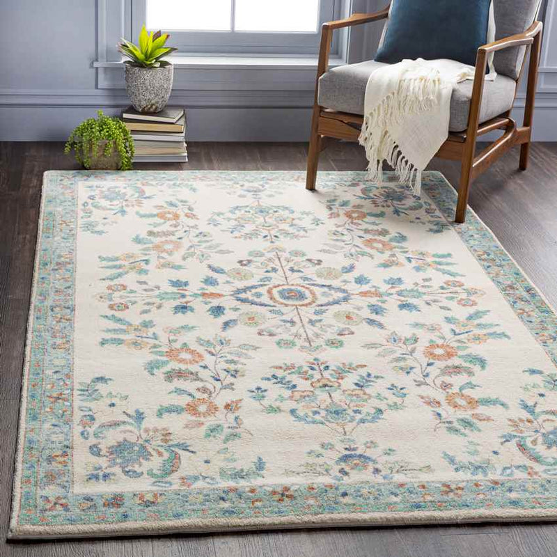 Heidveld Traditional Sage Area Rug