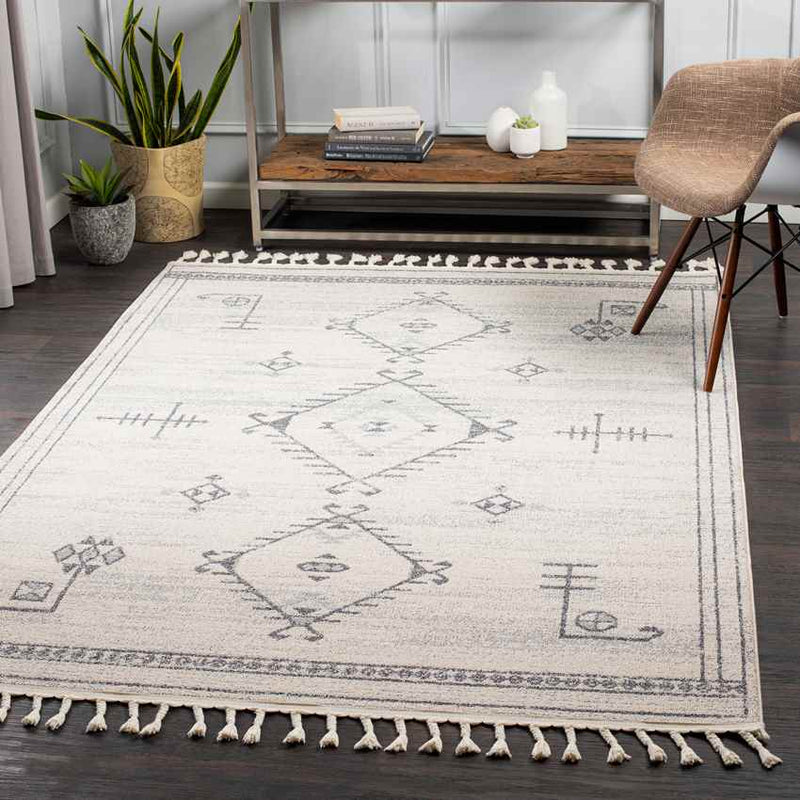 Hermalen Global Light Gray Area Rug