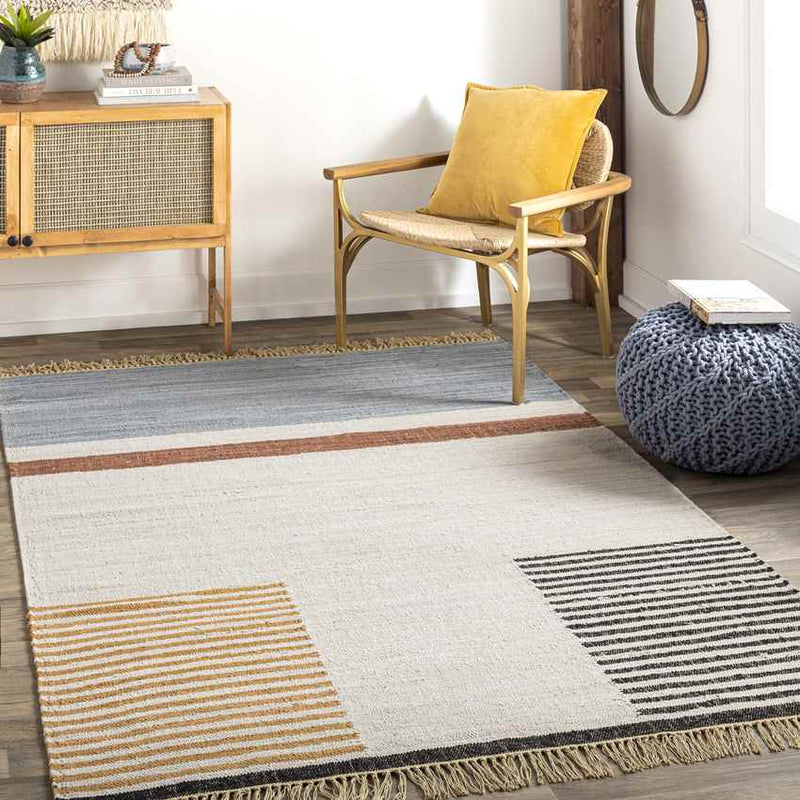 Hoekdries Modern Khaki Area Rug