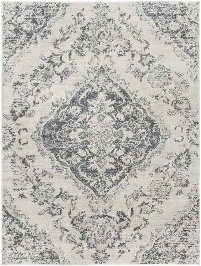 Brongerga Traditional Silver Gray Area Rug