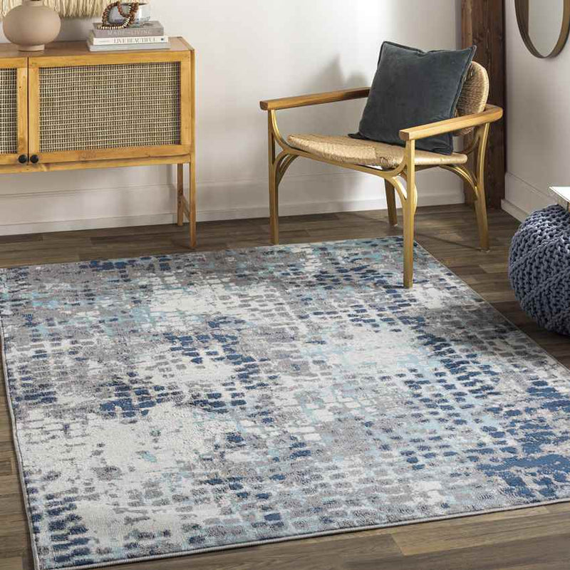 Horst Modern Dark Blue Area Rug