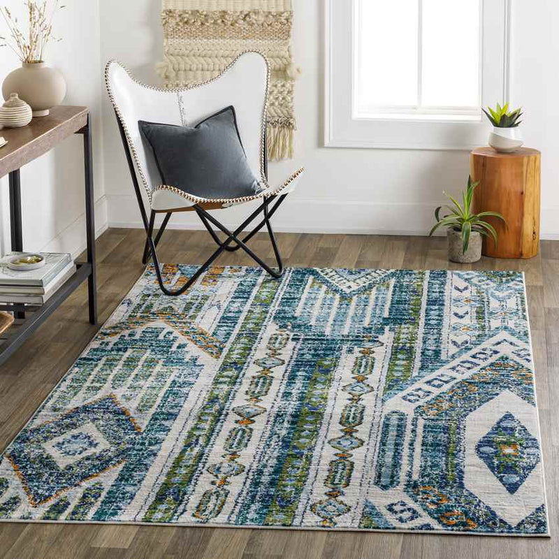 Hool Rustic Emerald Area Rug