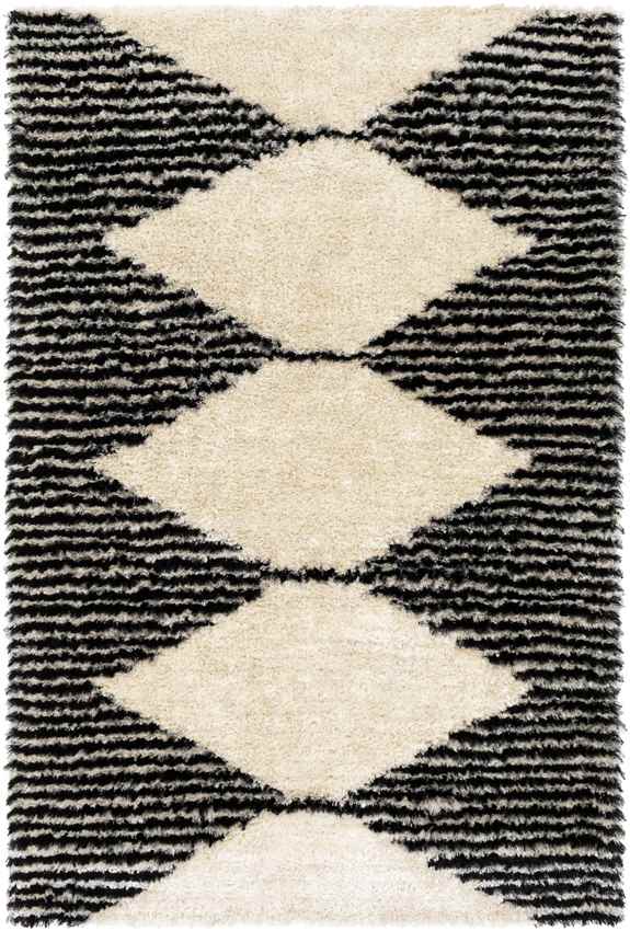 Kantje Modern Black Area Rug