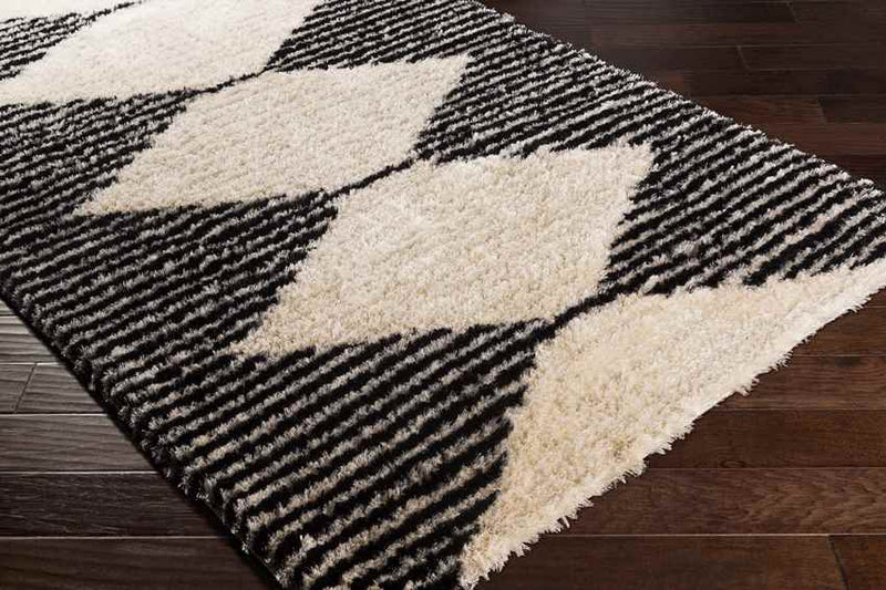 Kantje Modern Black Area Rug