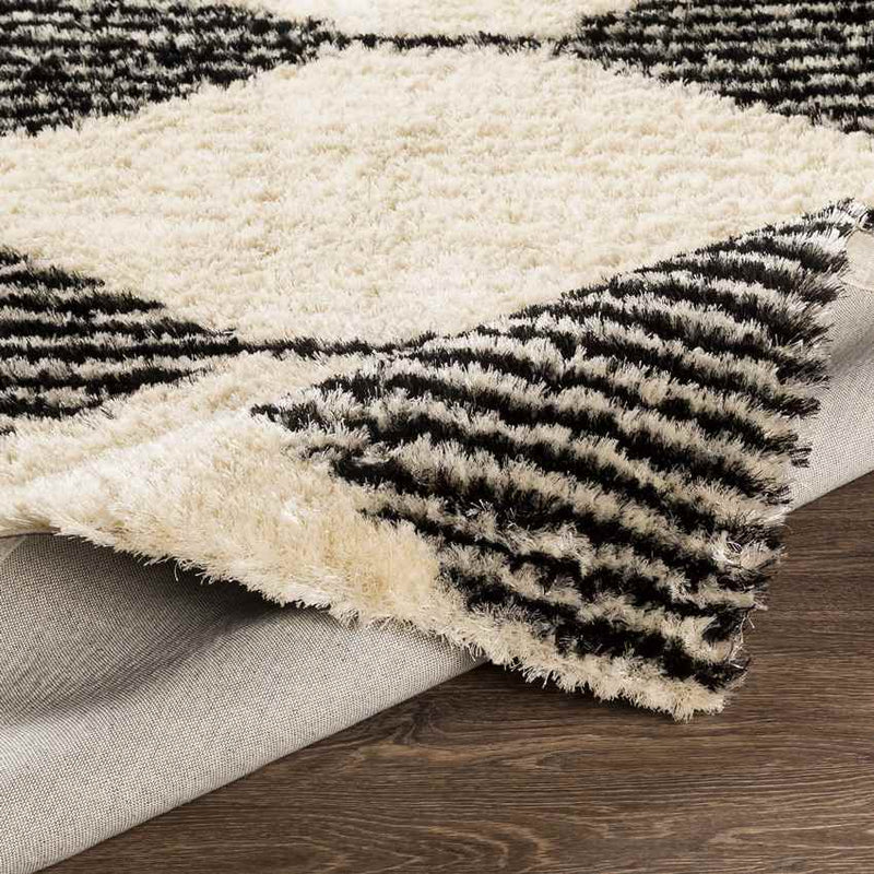 Kantje Modern Black Area Rug