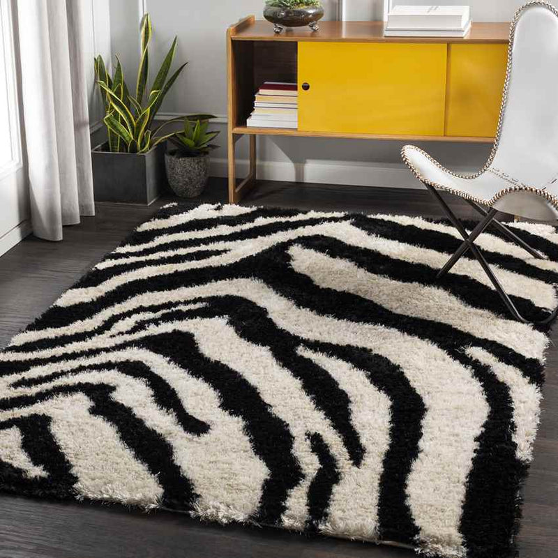 Kasteren Modern Black Area Rug