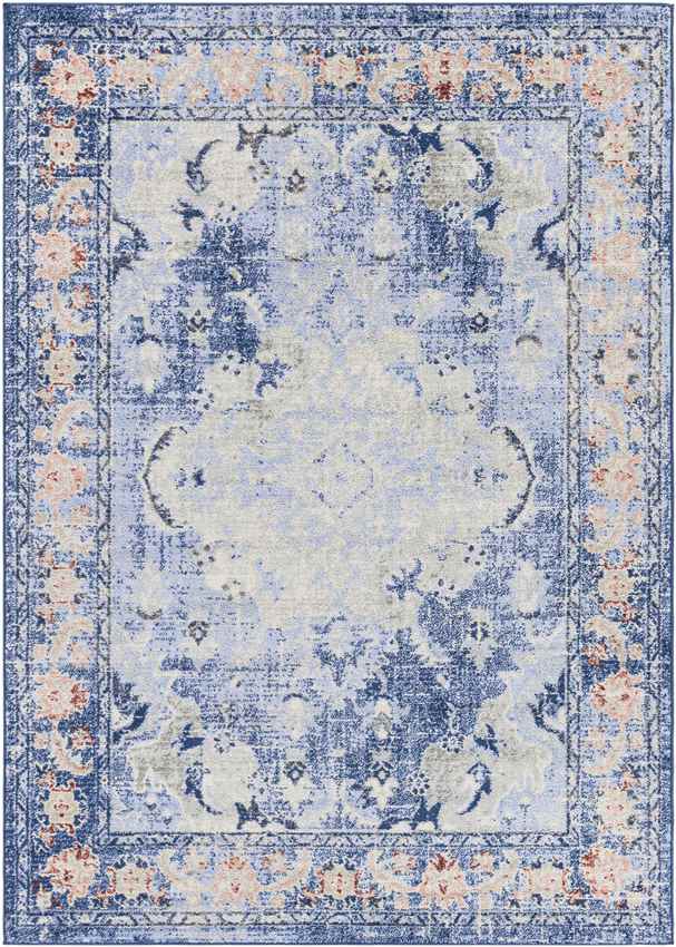 Kreijl Traditional Light Blue Area Rug