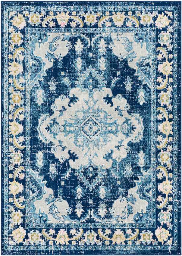 Kreijl Traditional Navy Area Rug