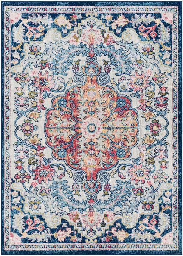 Kremselen Traditional Coral Area Rug