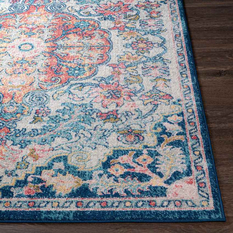 Kremselen Traditional Coral Area Rug