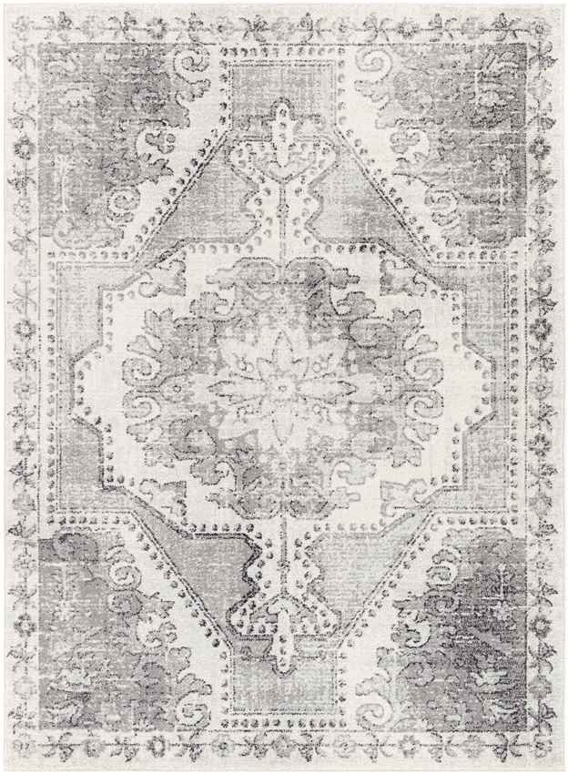 Kuivezand Traditional Light Gray Area Rug