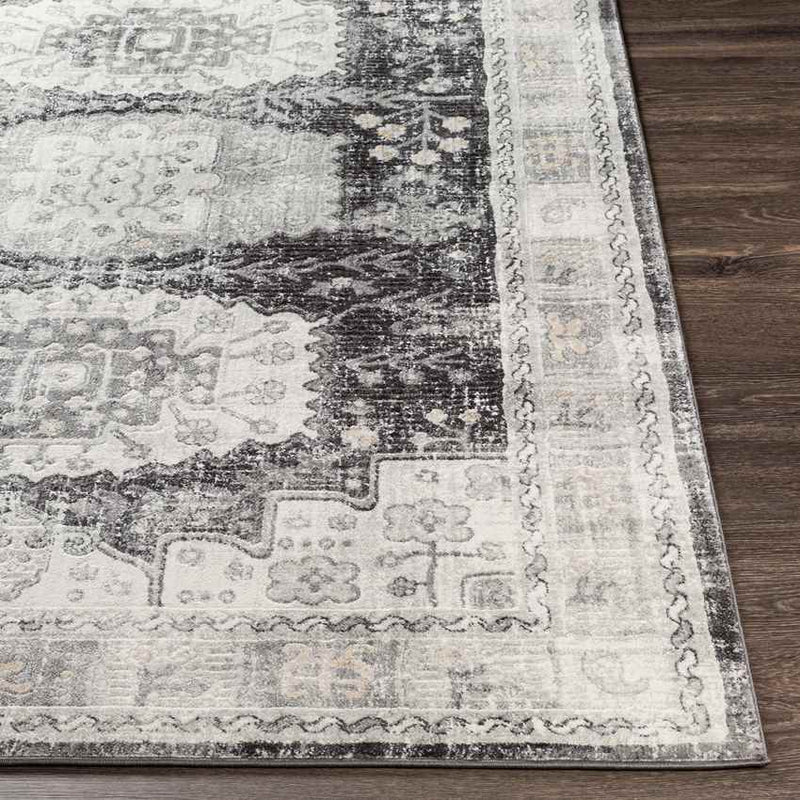 Landorp Traditional Charcoal Area Rug