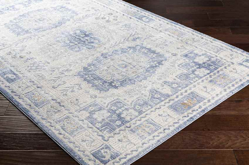 Landorp Traditional Denim Area Rug