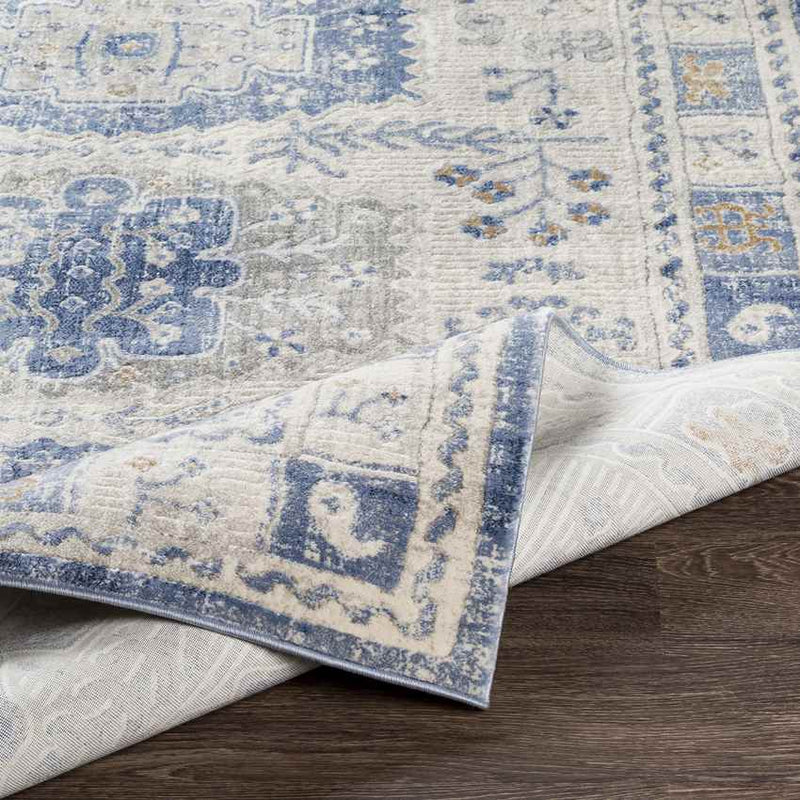 Landorp Traditional Denim Area Rug