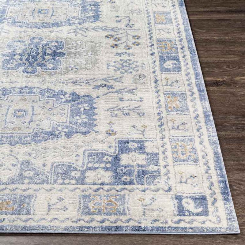 Landorp Traditional Denim Area Rug