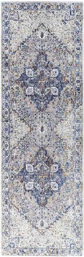 Lieseind Traditional Dark Blue Area Rug