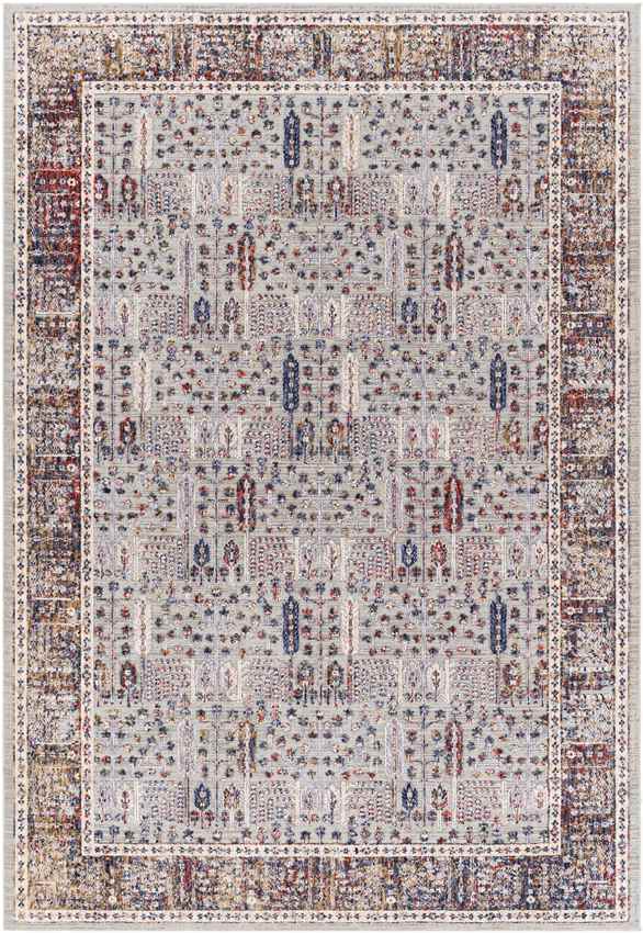 Lieshout Traditional Rust Area Rug