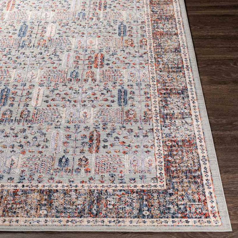 Lieshout Traditional Rust Area Rug