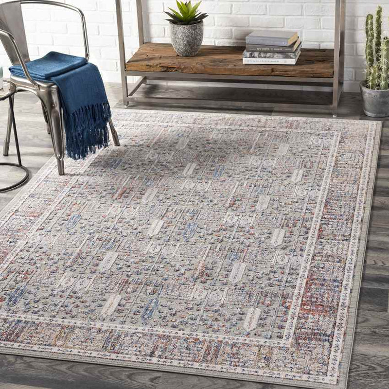 Lieshout Traditional Rust Area Rug