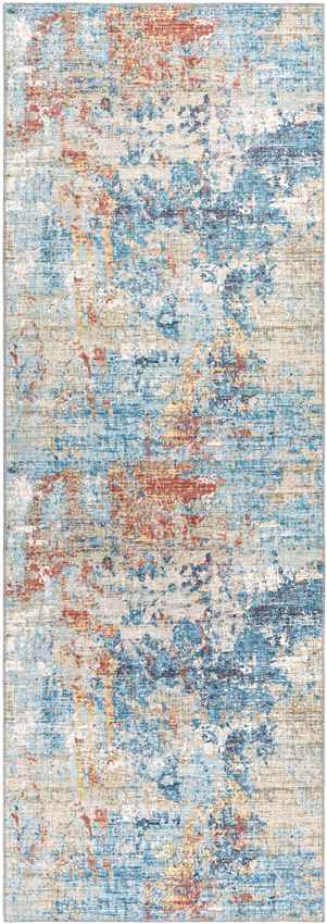 Lithoijen Modern Teal Area Rug