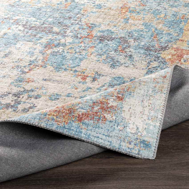 Lithoijen Modern Teal Area Rug