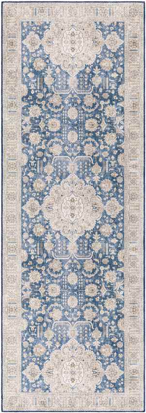 Loeswijk Traditional Blue Area Rug