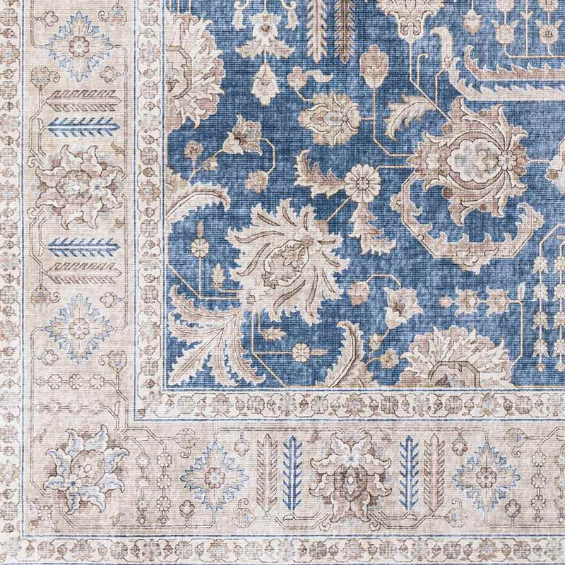 Loeswijk Traditional Blue Area Rug