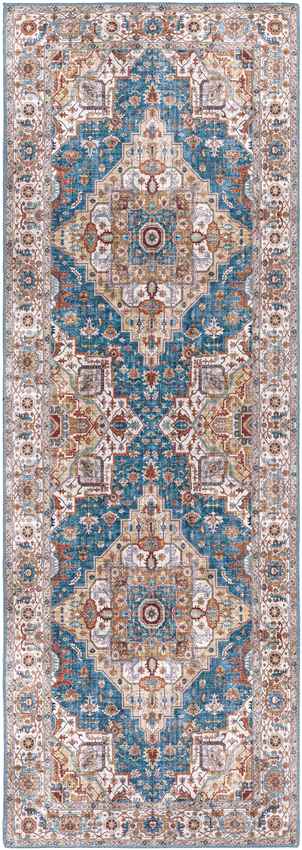 Loon Traditional Burnt Orange Area Rug