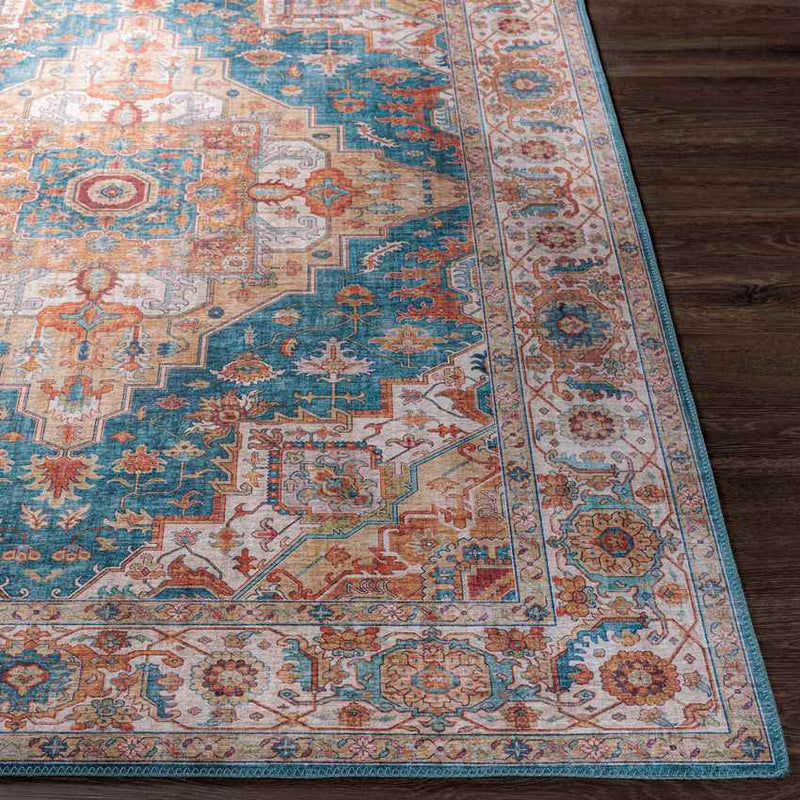 Loon Traditional Burnt Orange Area Rug