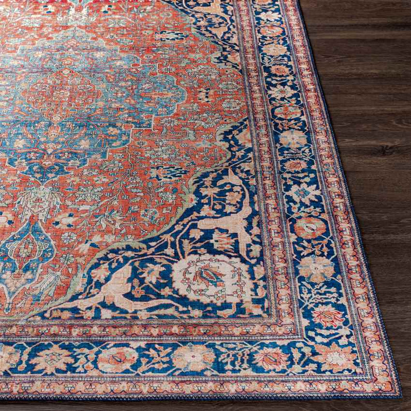 Luchen Traditional Dark Blue Area Rug