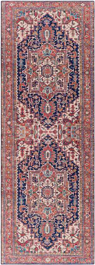 Maaijkant Traditional Burnt Orange Area Rug