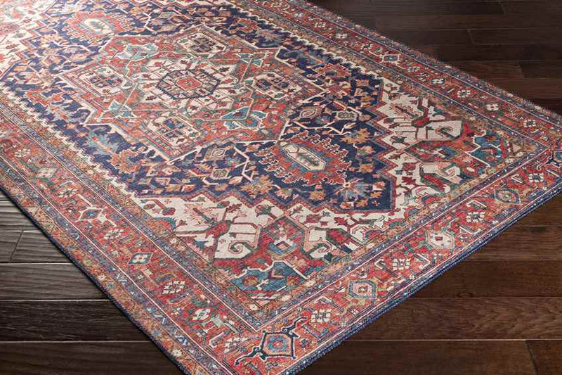 Maaijkant Traditional Burnt Orange Area Rug