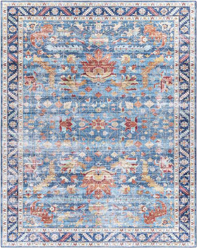 Meeren Traditional Navy Area Rug