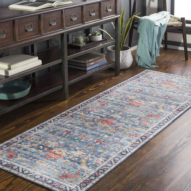 Meeren Traditional Navy Area Rug