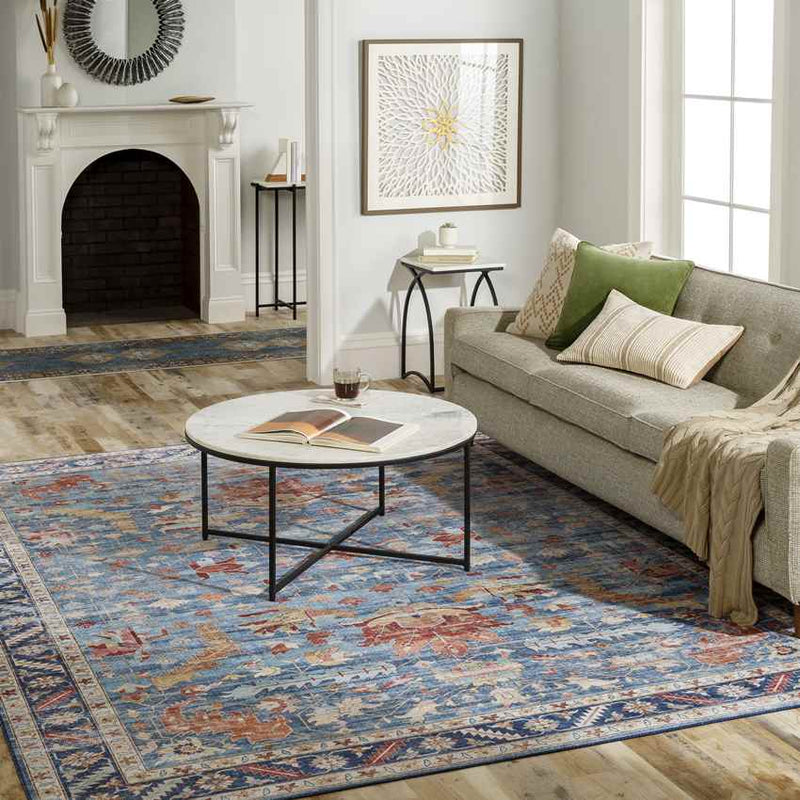 Meeren Traditional Navy Area Rug