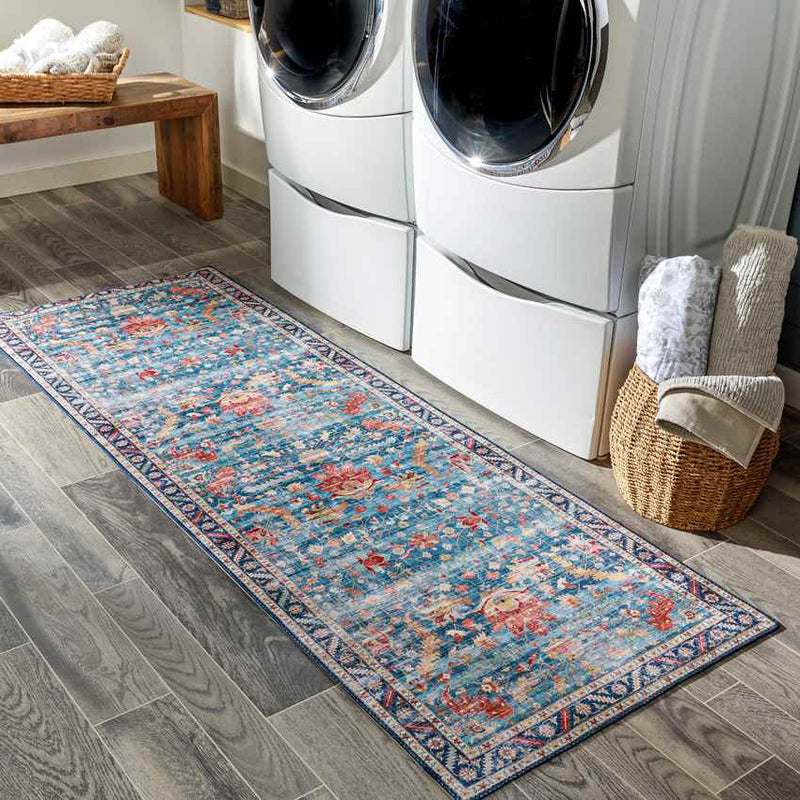 Meeren Traditional Navy Area Rug