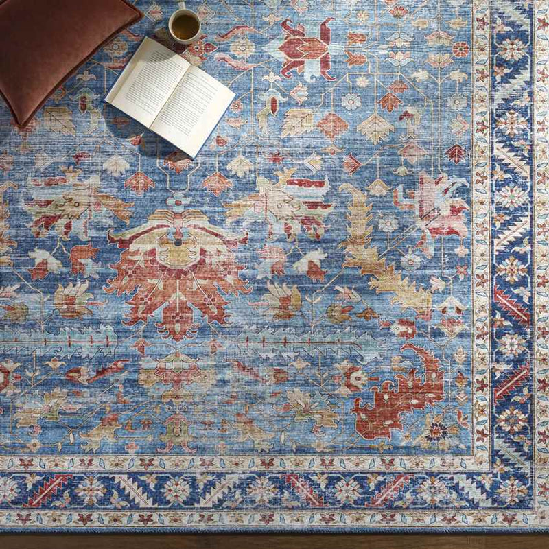 Meeren Traditional Navy Area Rug