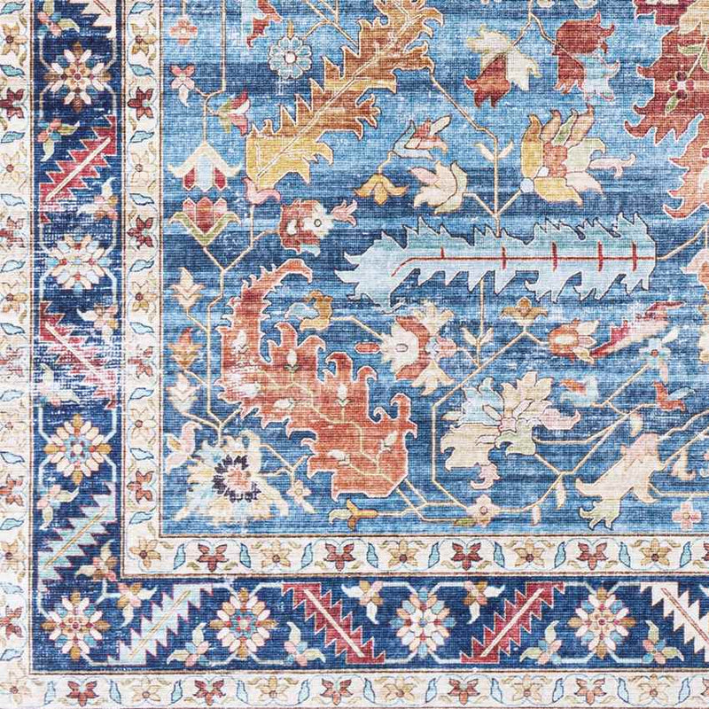 Meeren Traditional Navy Area Rug