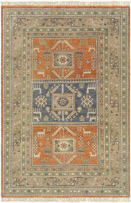 Midbuul Rustic Dark Brown Area Rug