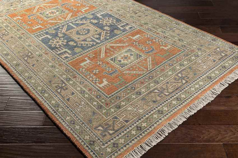 Midbuul Rustic Dark Brown Area Rug