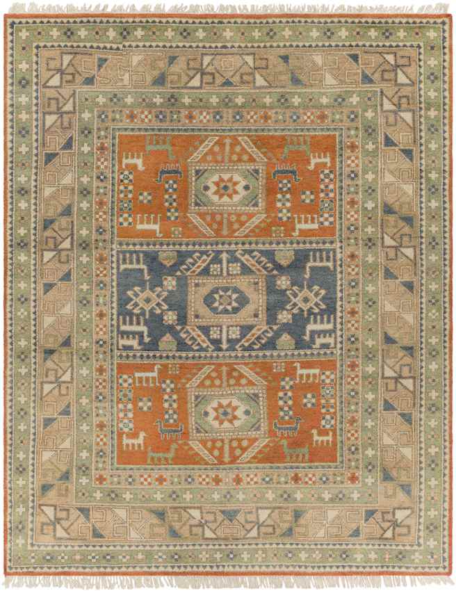 Midbuul Rustic Dark Brown Area Rug