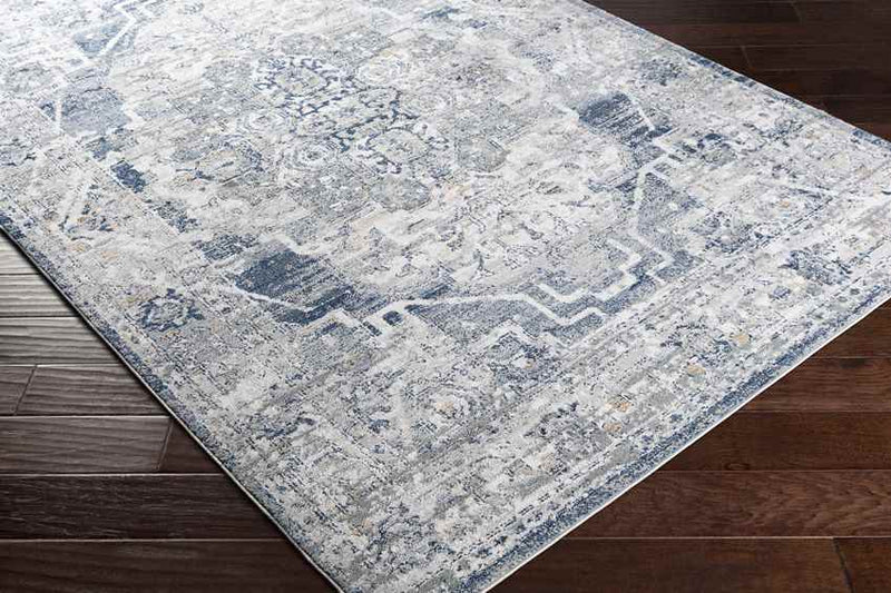 Milschot Traditional Medium Gray Area Rug