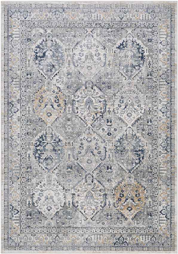 Moeren Traditional Light Gray Area Rug